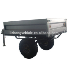 China wholesale log trailer with crane,wood log trailer,single axle trailer